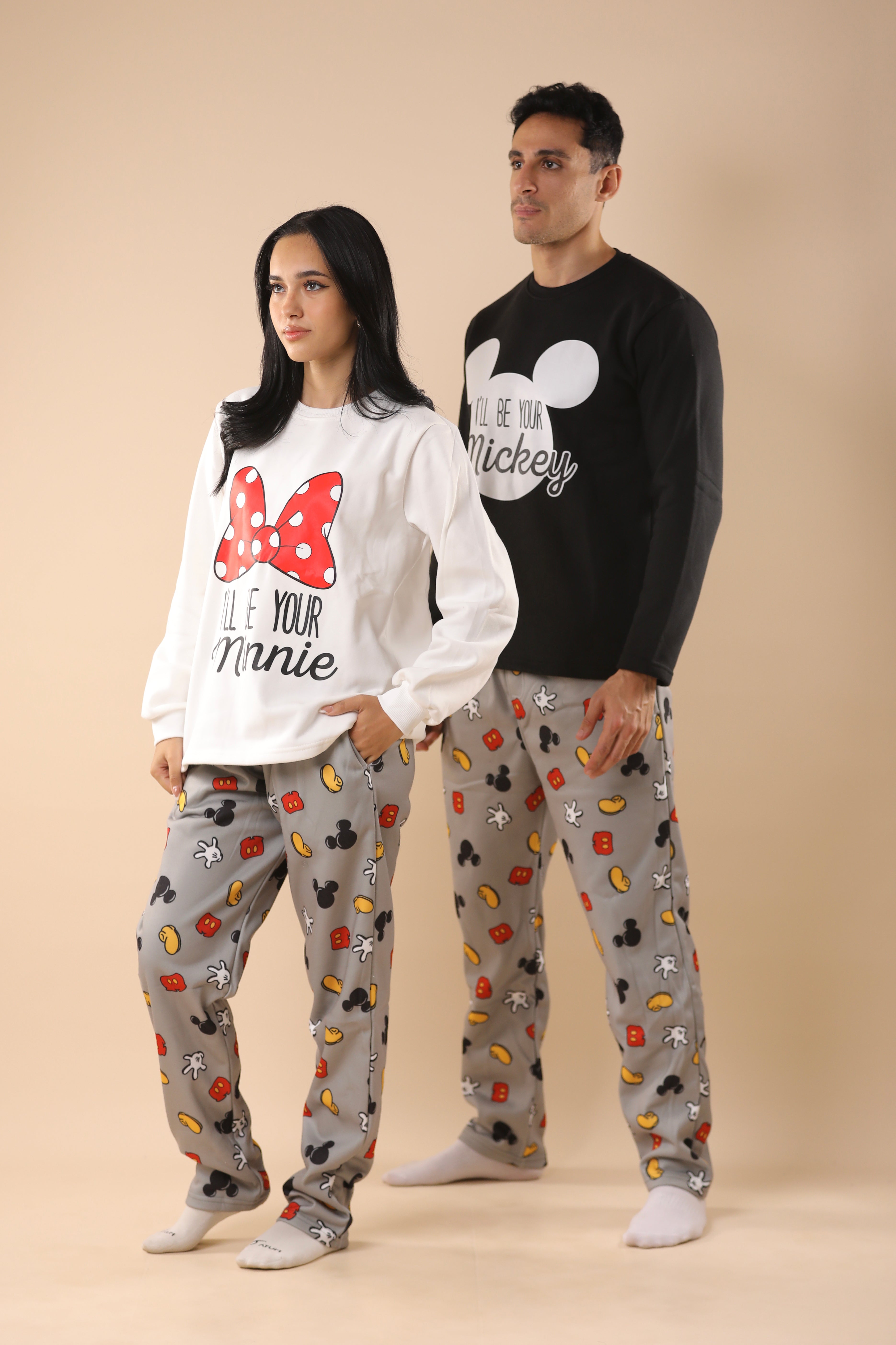 Mickey Mouse Matching Sleepwear For Couples Disney Mickey Mouse