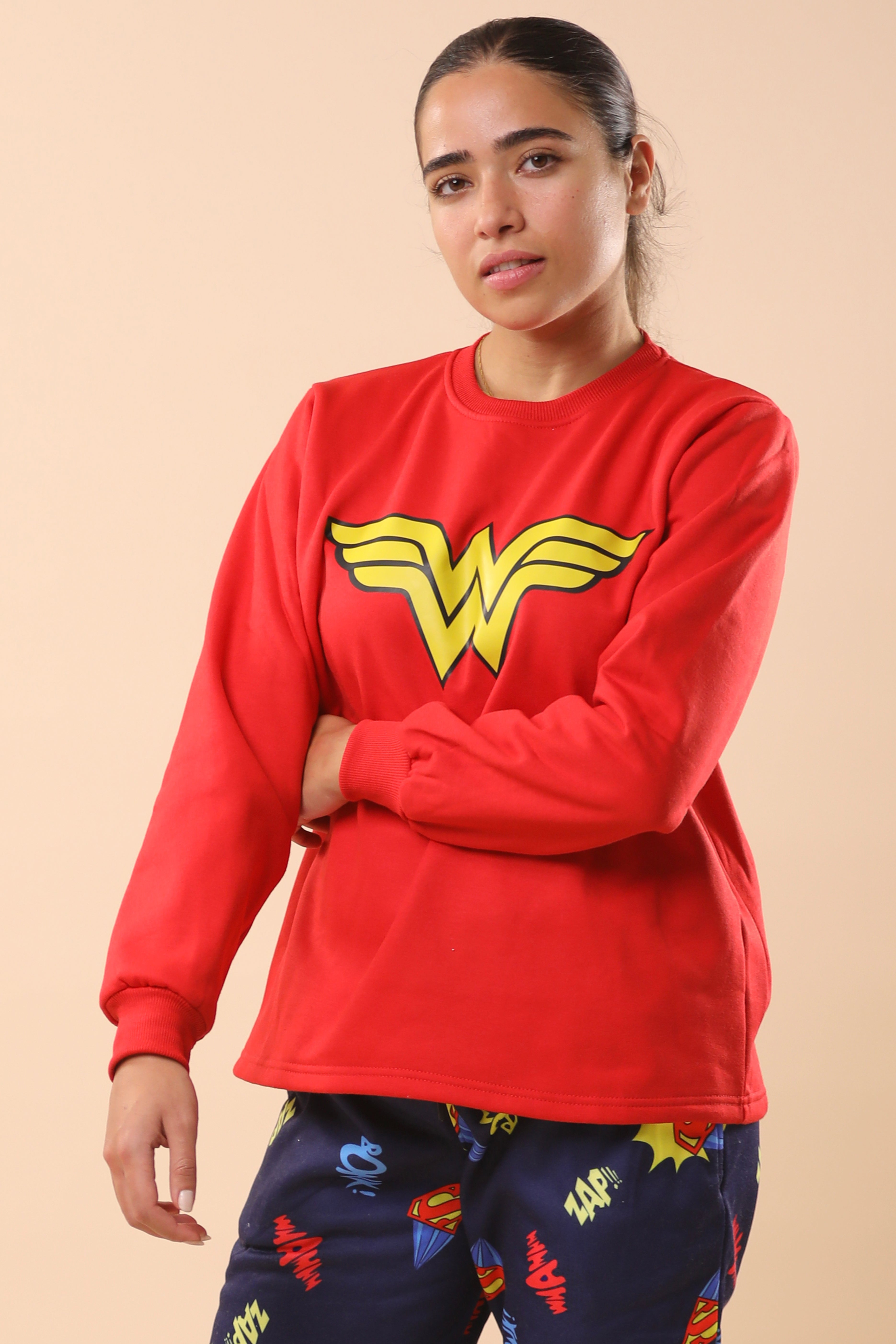 Pajama Shirt Wonder Woman Pyjamas Ladies Harley Quinn Shirt Girls