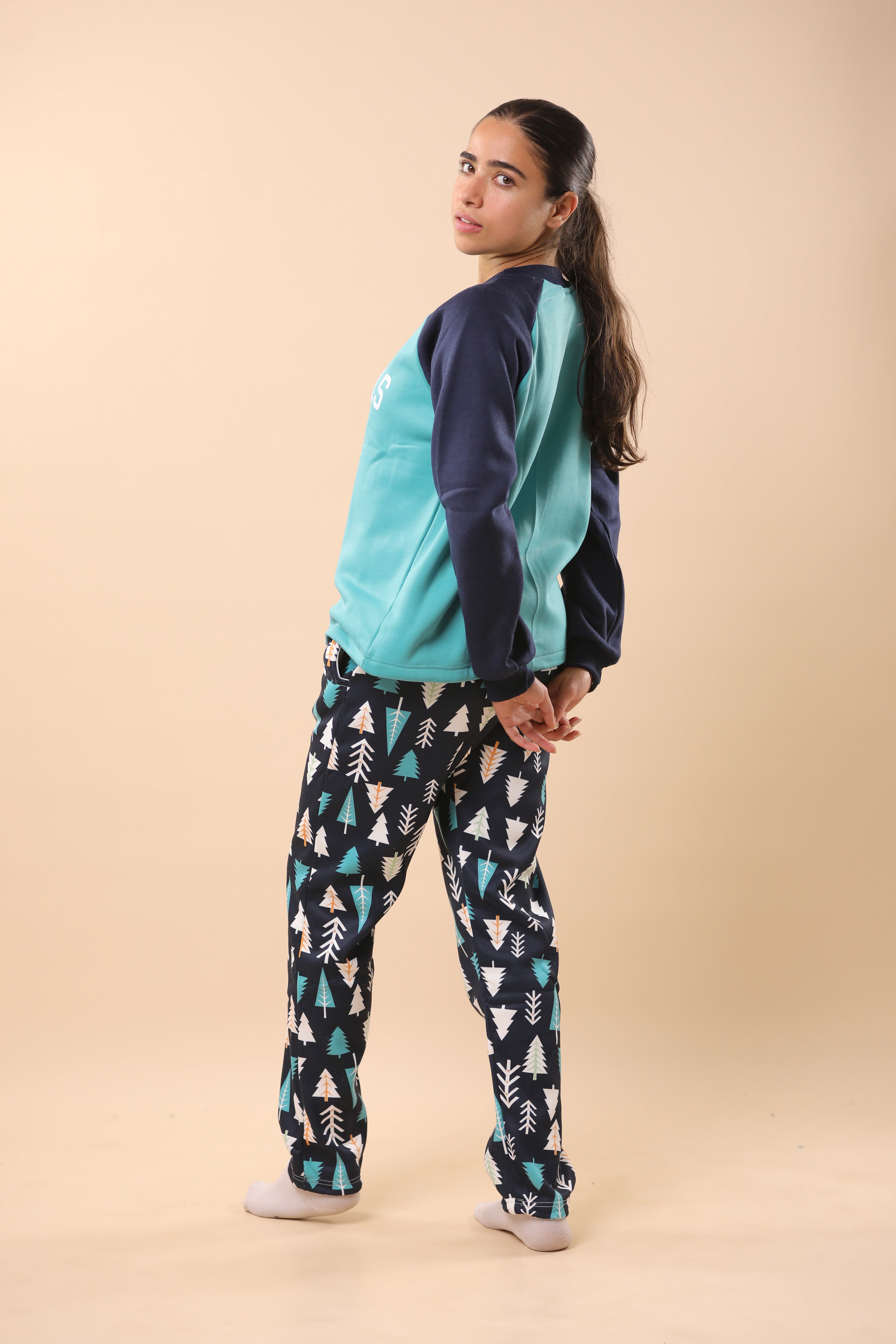 Christmas Tree Printed PJs