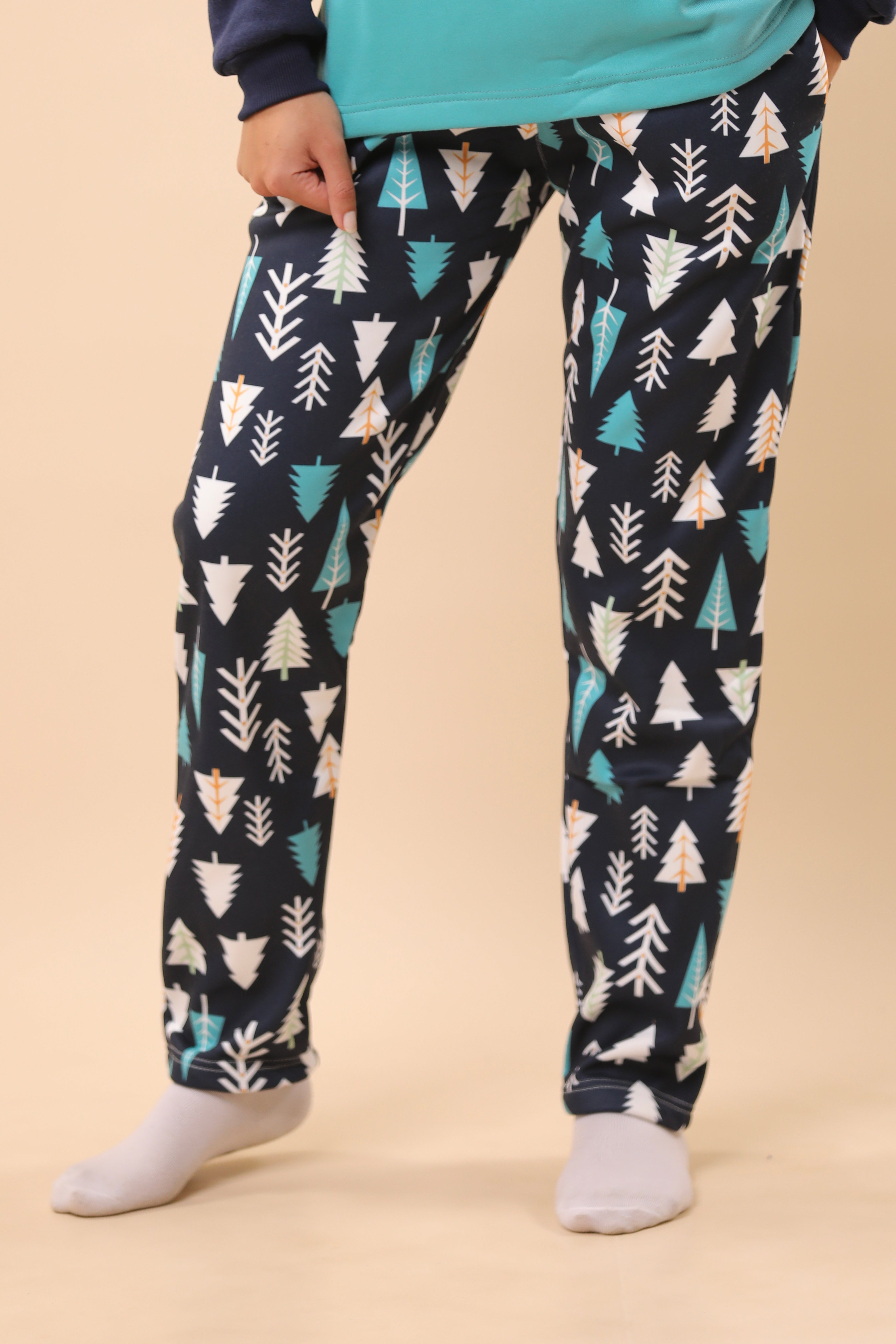 Christmas Tree Printed PJs