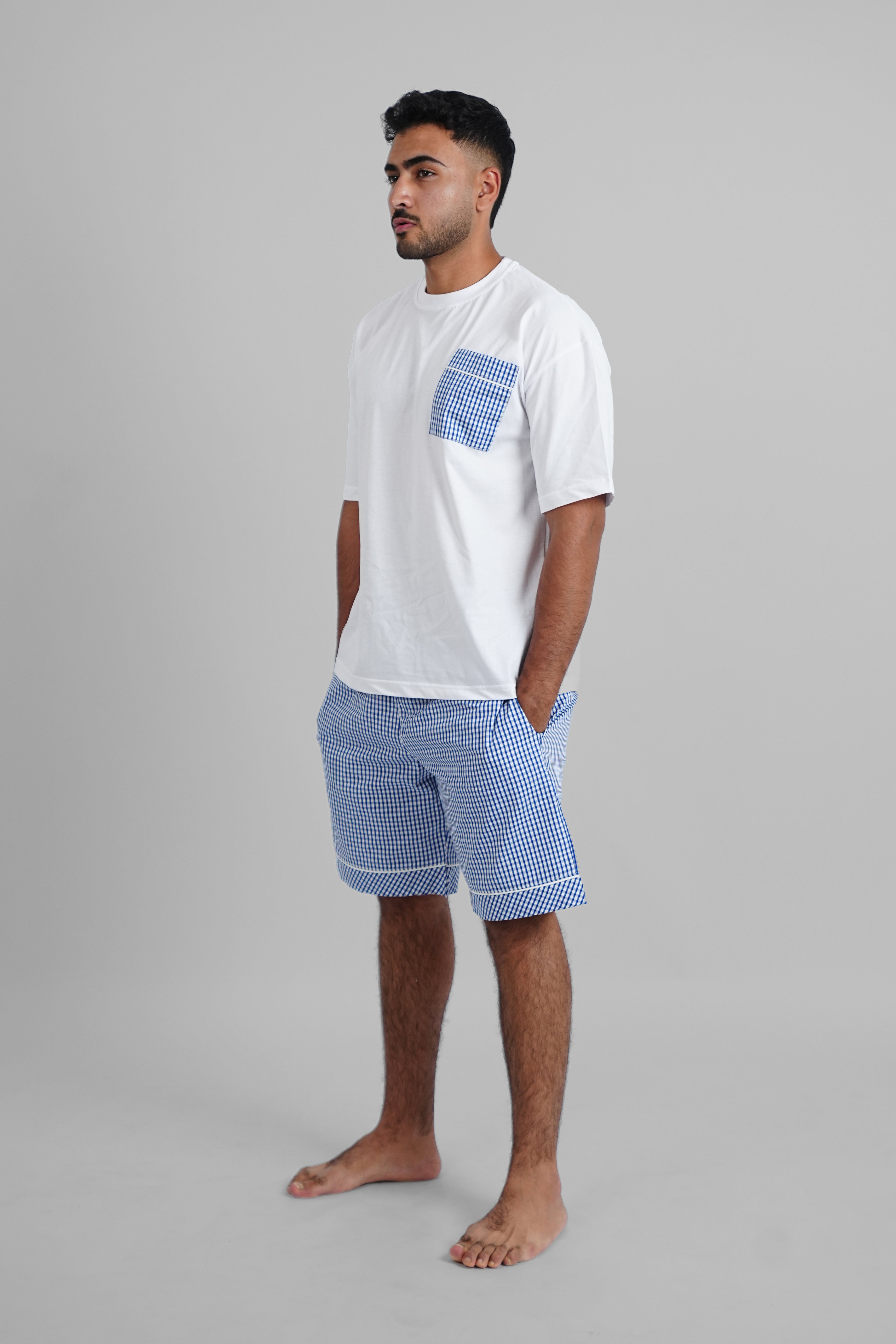 Blue Karoo Plaid PJs