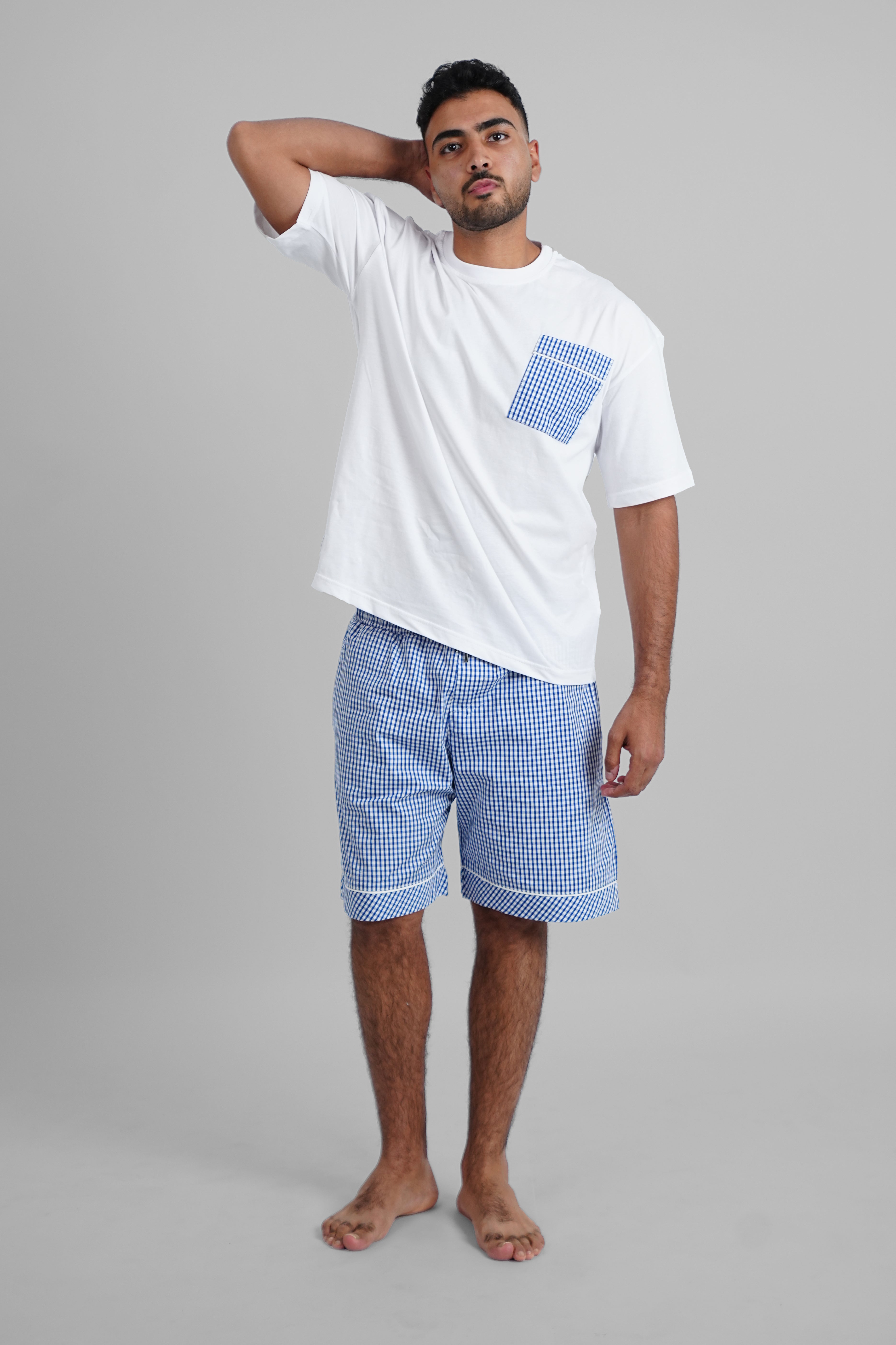 Blue Karoo Plaid PJs