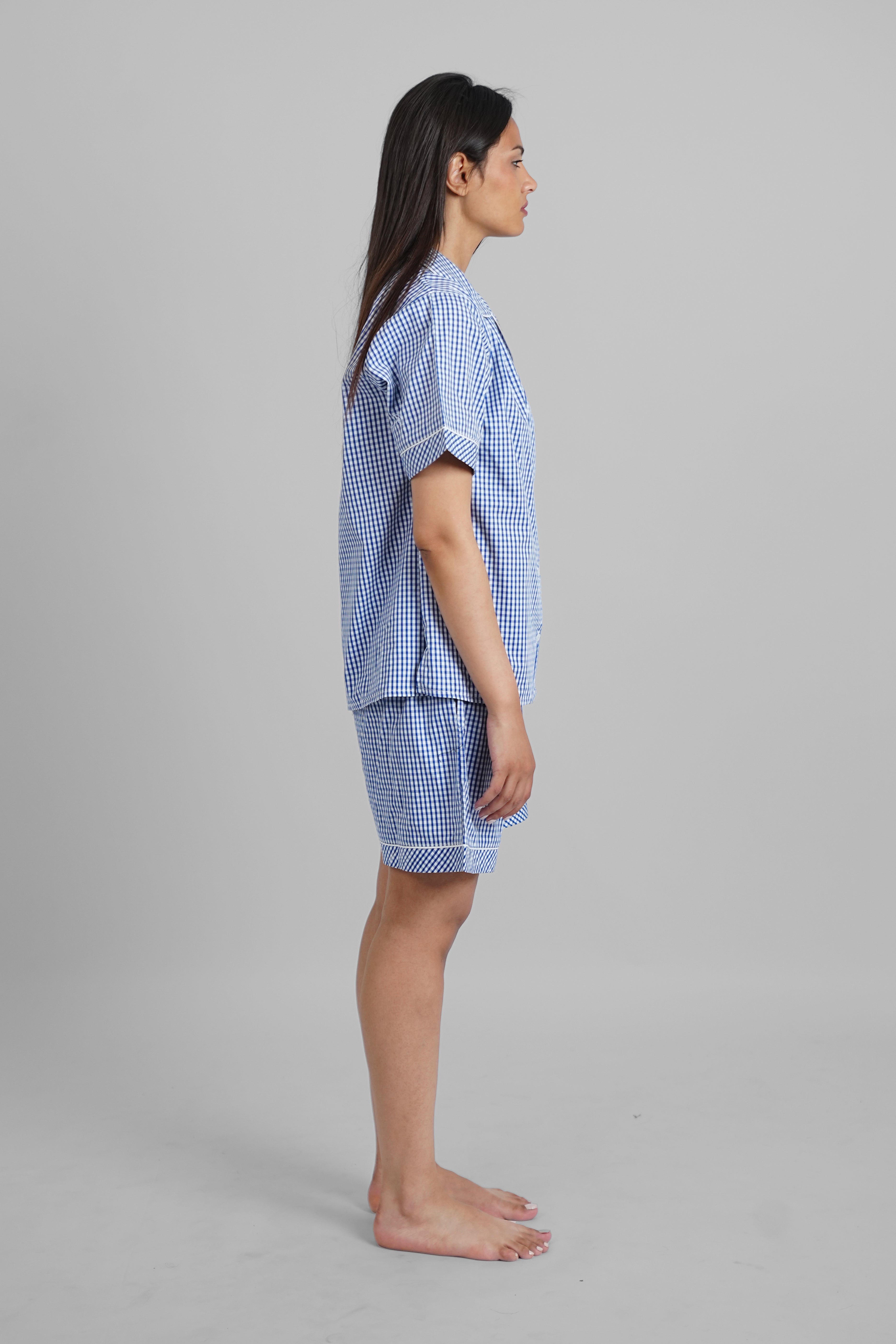 Blue Karoo Plaid PJs