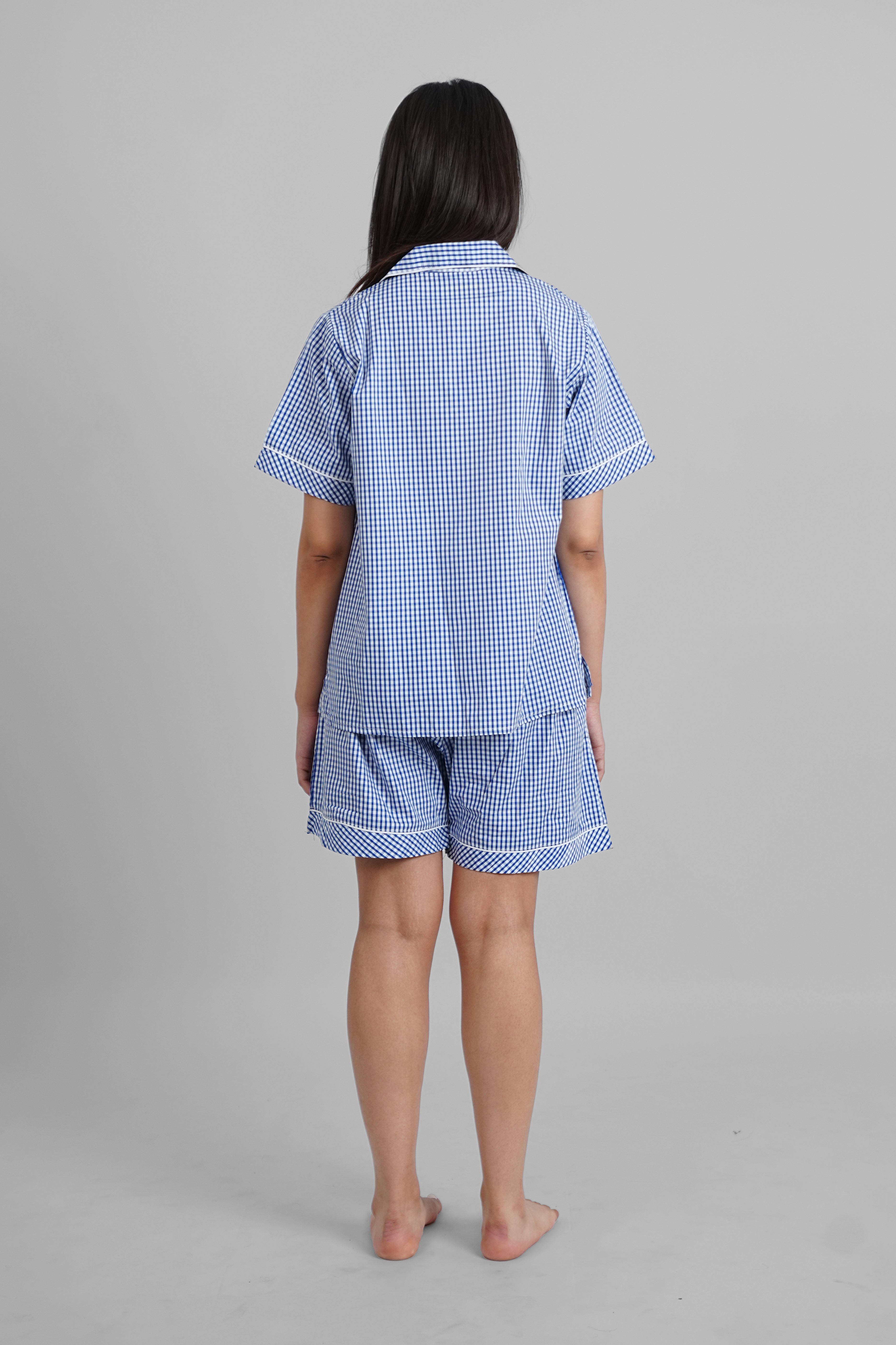 Blue Karoo Plaid PJs