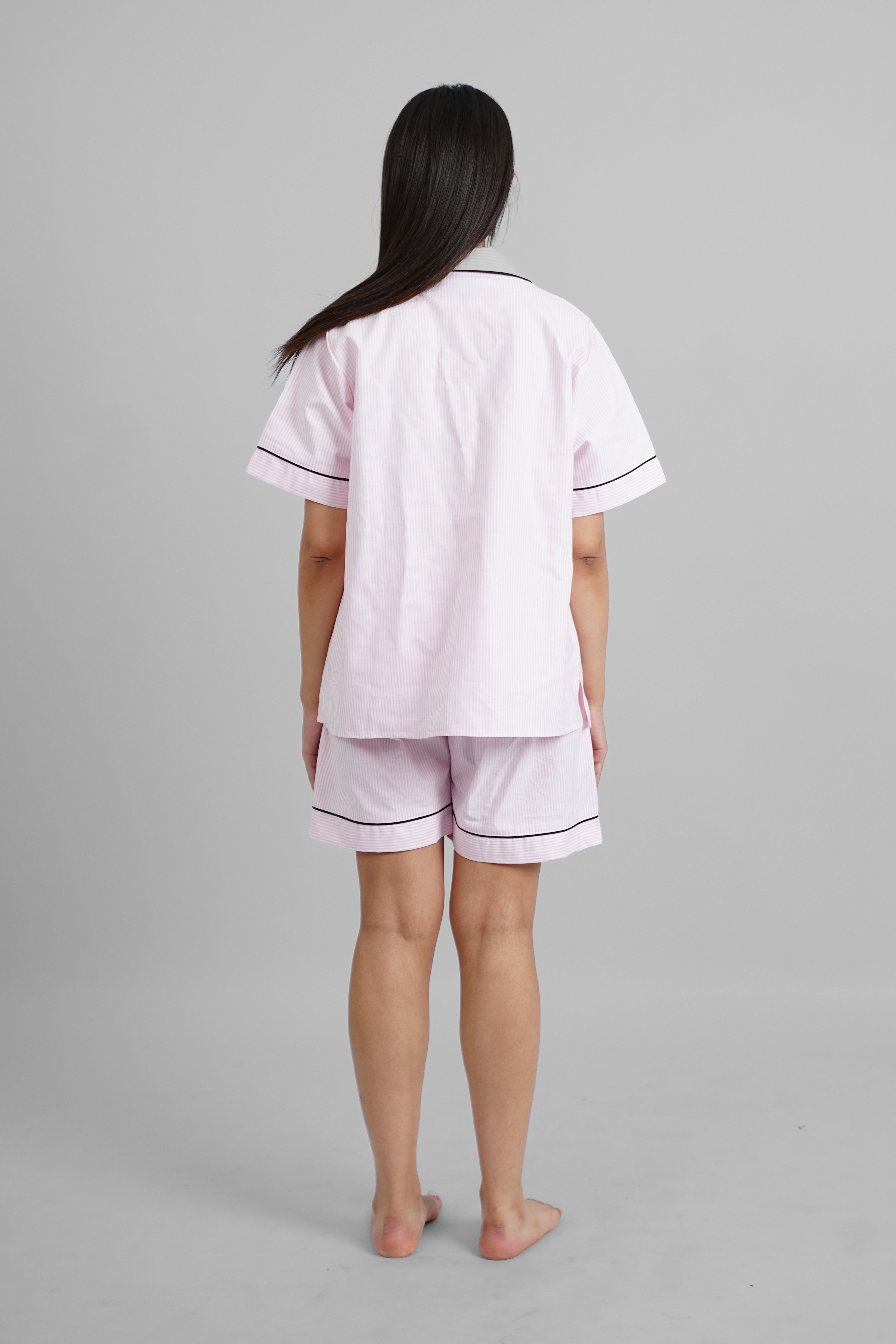 Pink Striped Plaid PJs