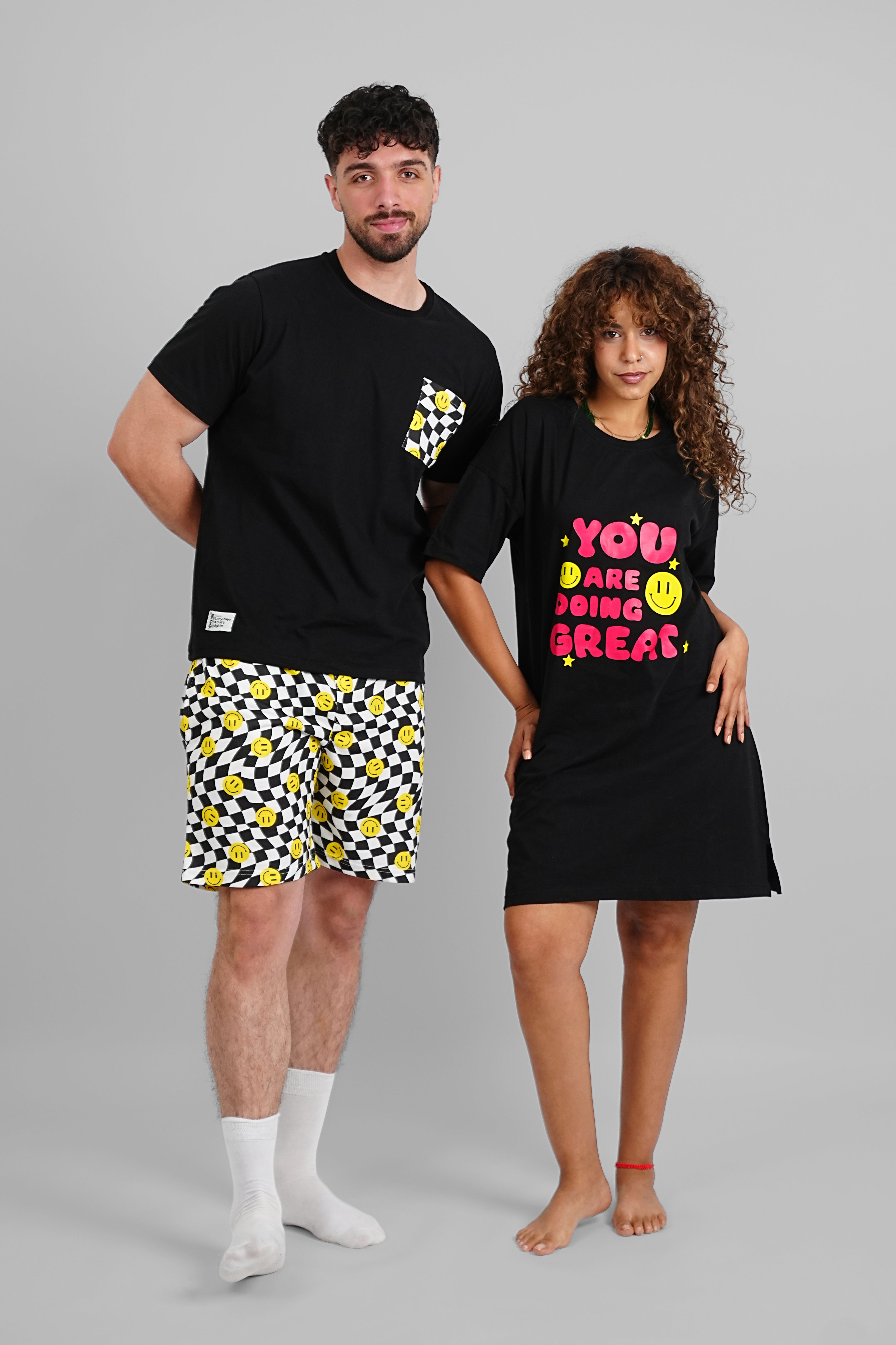 Emoji Printed Night Shirt