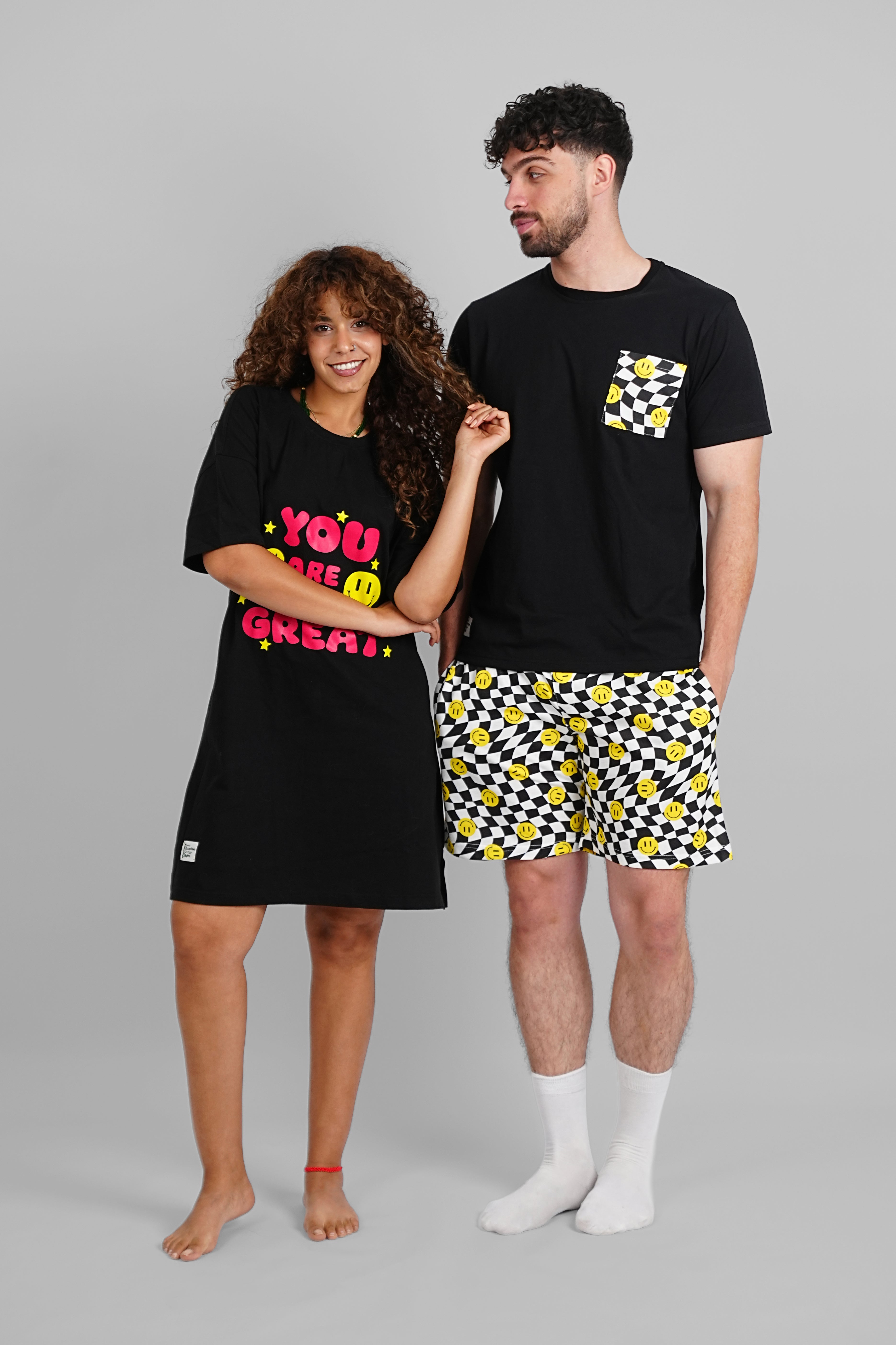 Emoji Printed Night Shirt