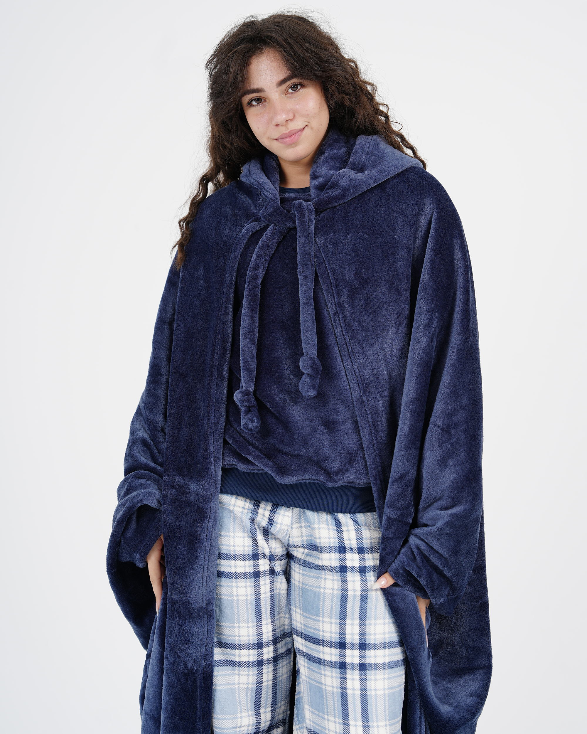 Deep Navy Snuggle Blanket