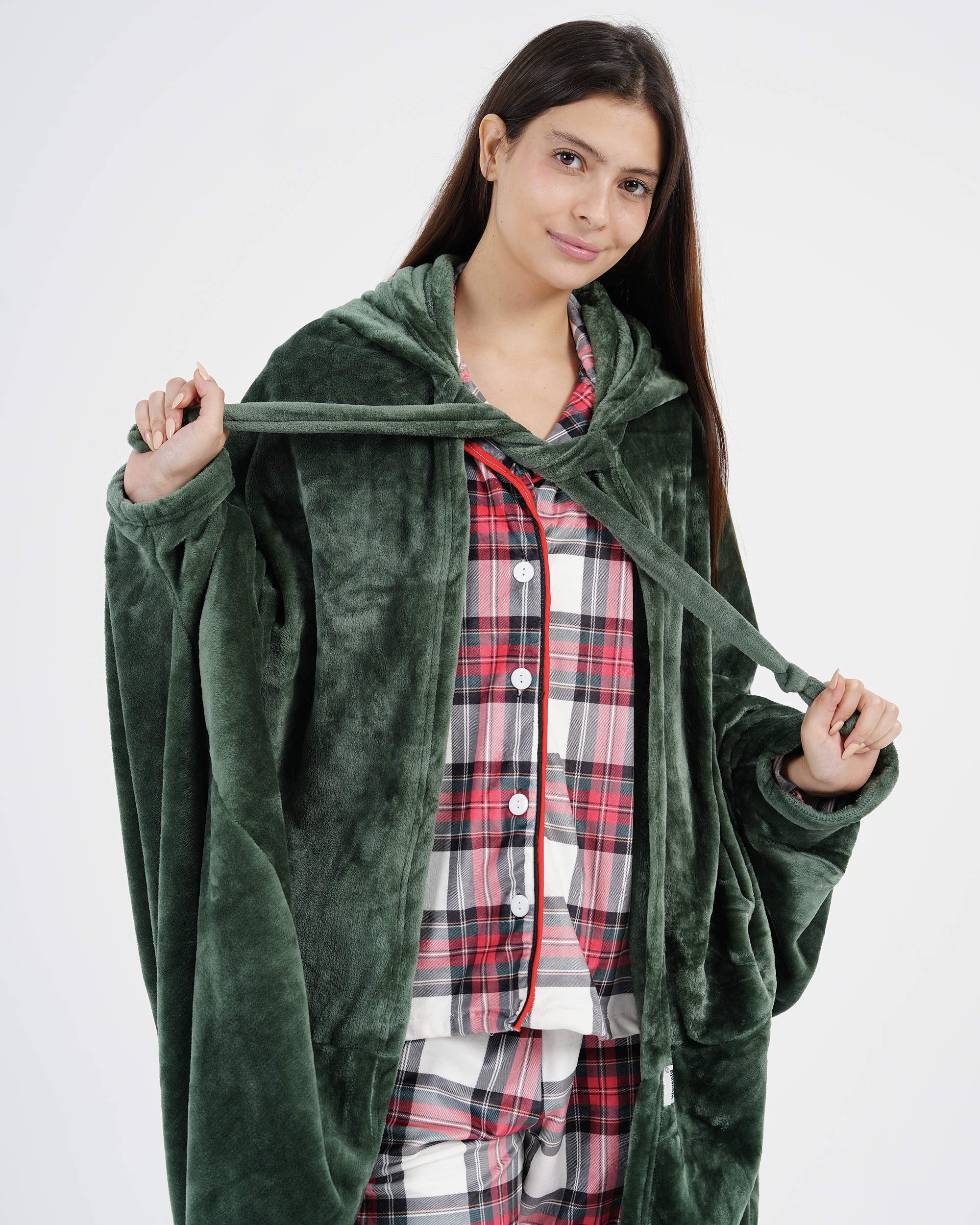 Winter Green Snuggle Blanket