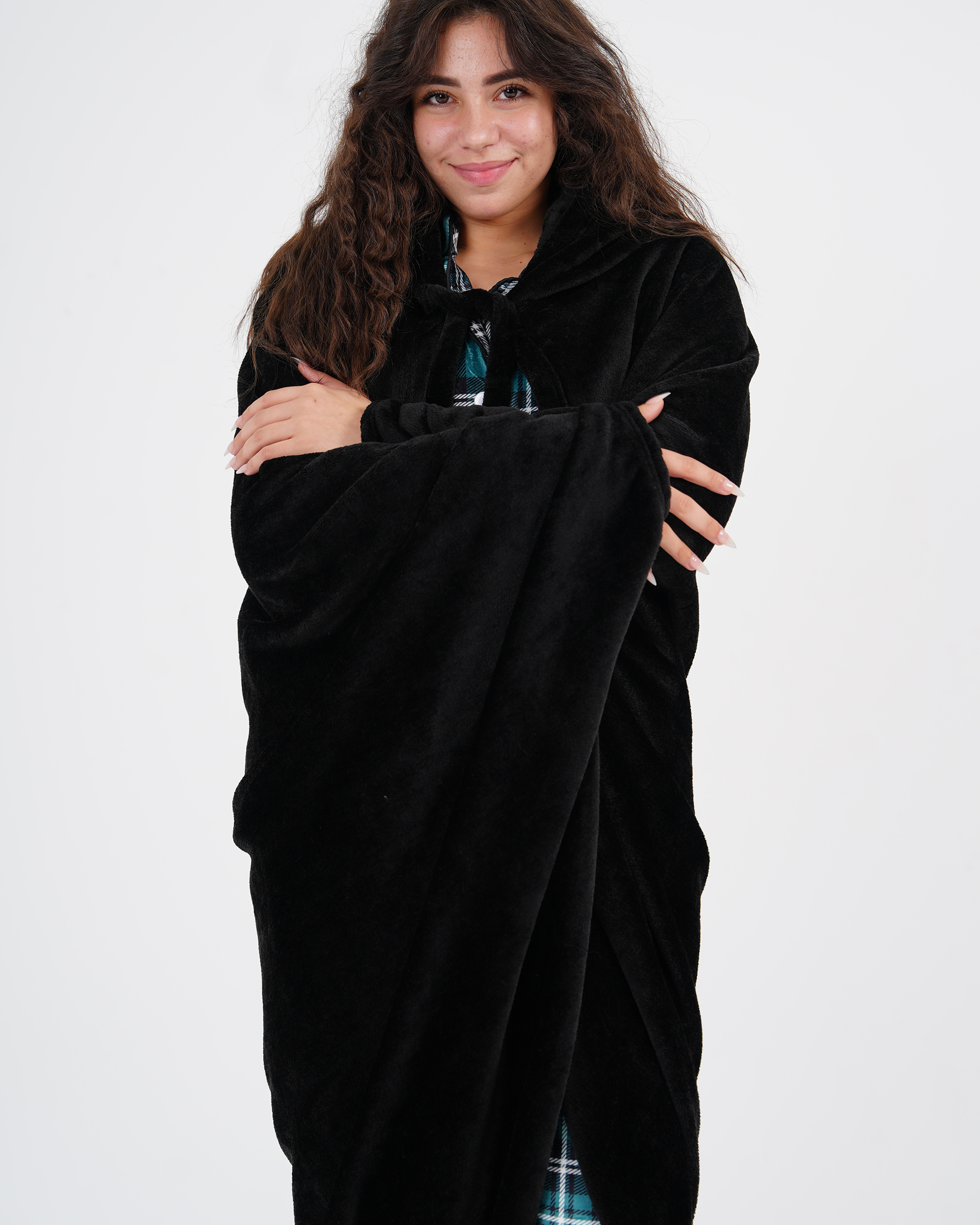 Midnight Black Snuggle Blanket