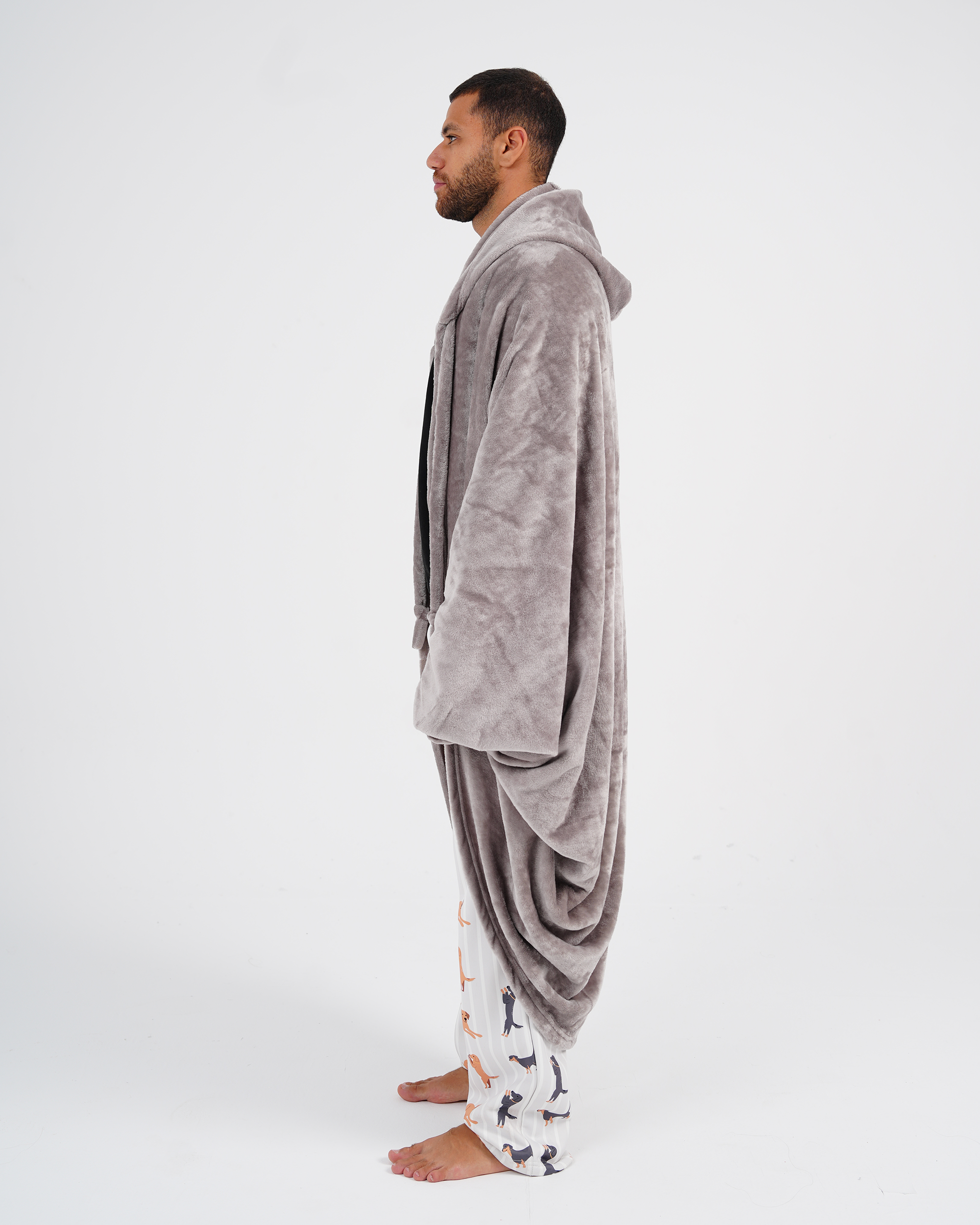 Warm Grey Snuggle Blanket