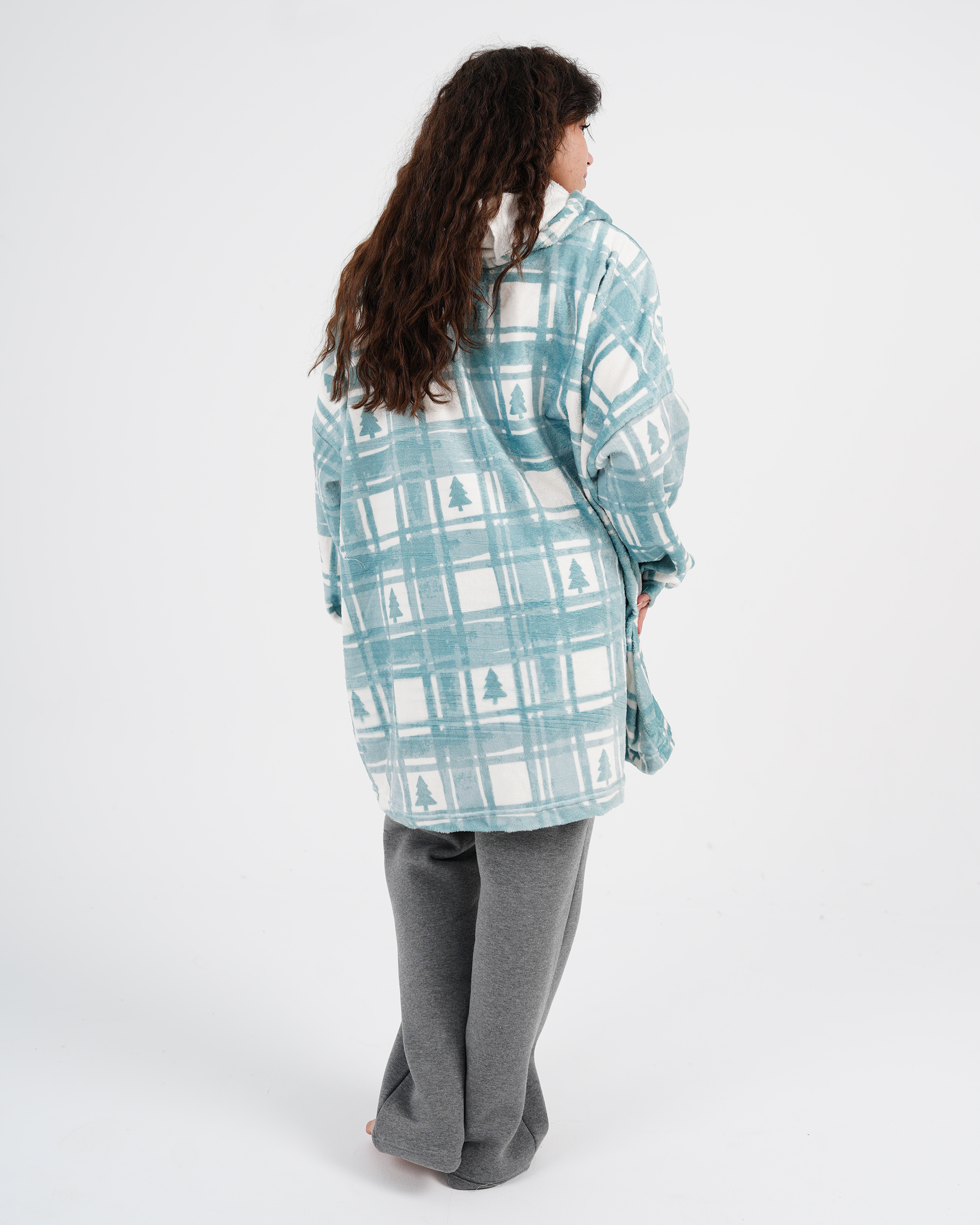 Frosted Pine Wearable Blanket