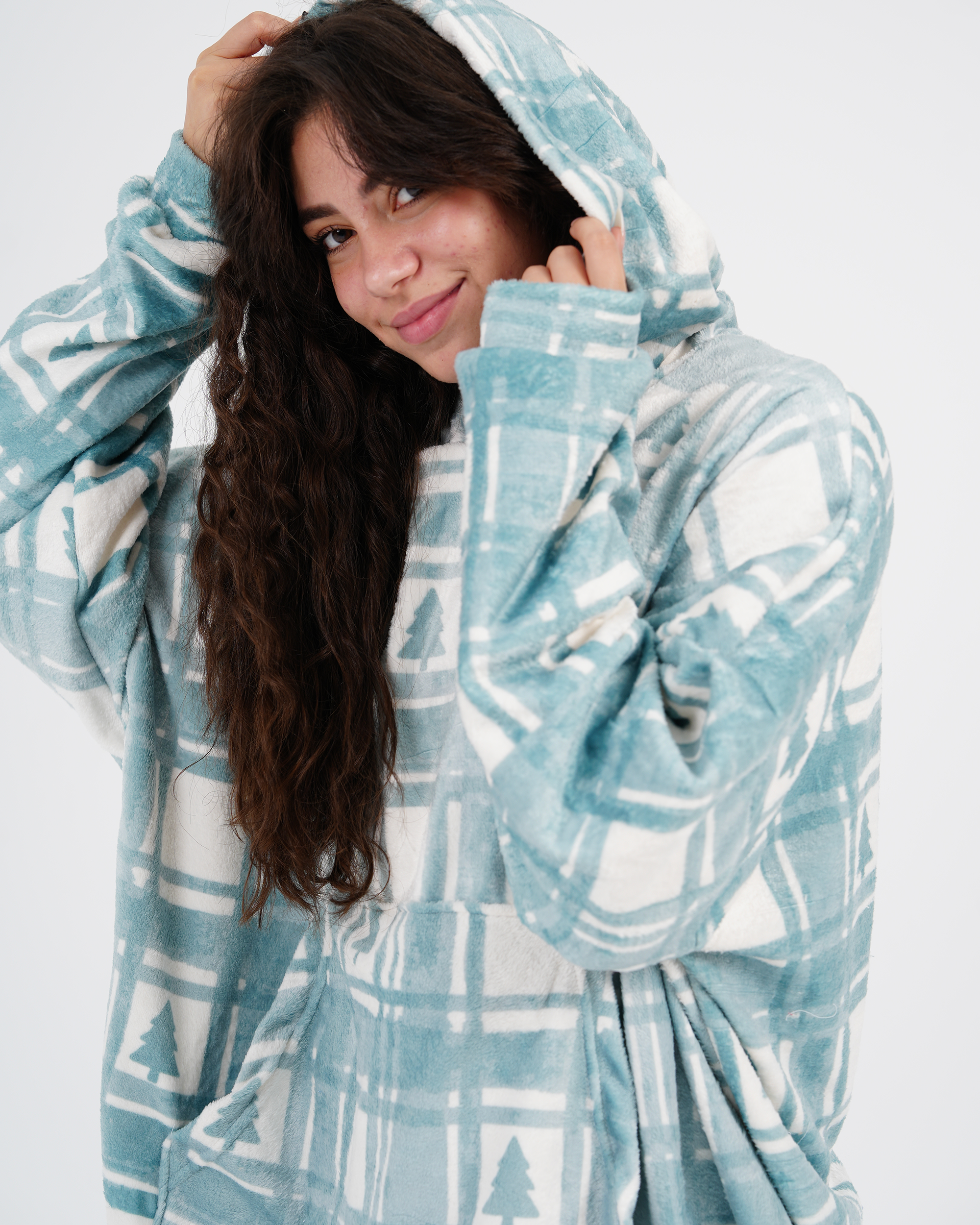 Frosted Pine Wearable Blanket