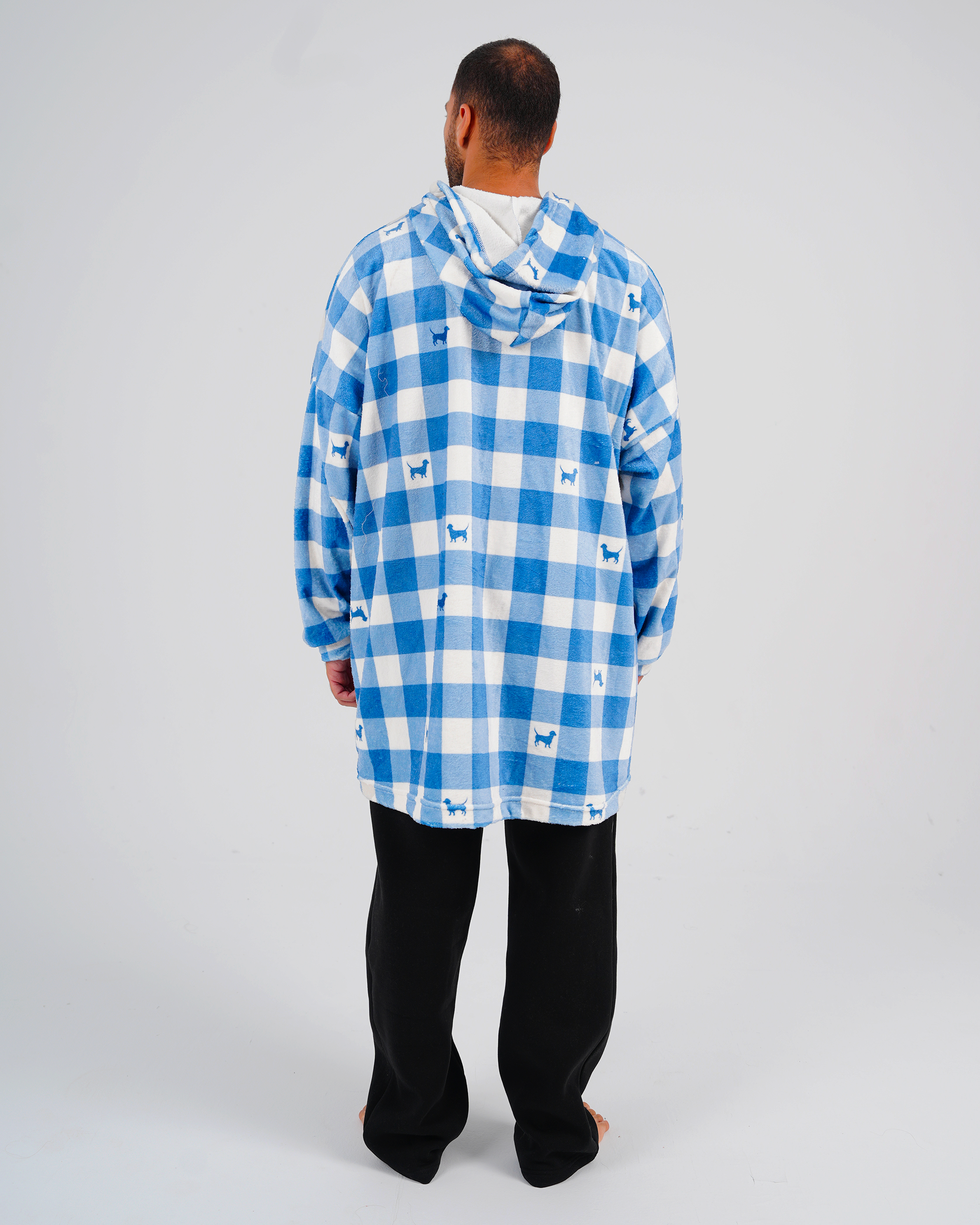 Blue Pup Wearable Blanket