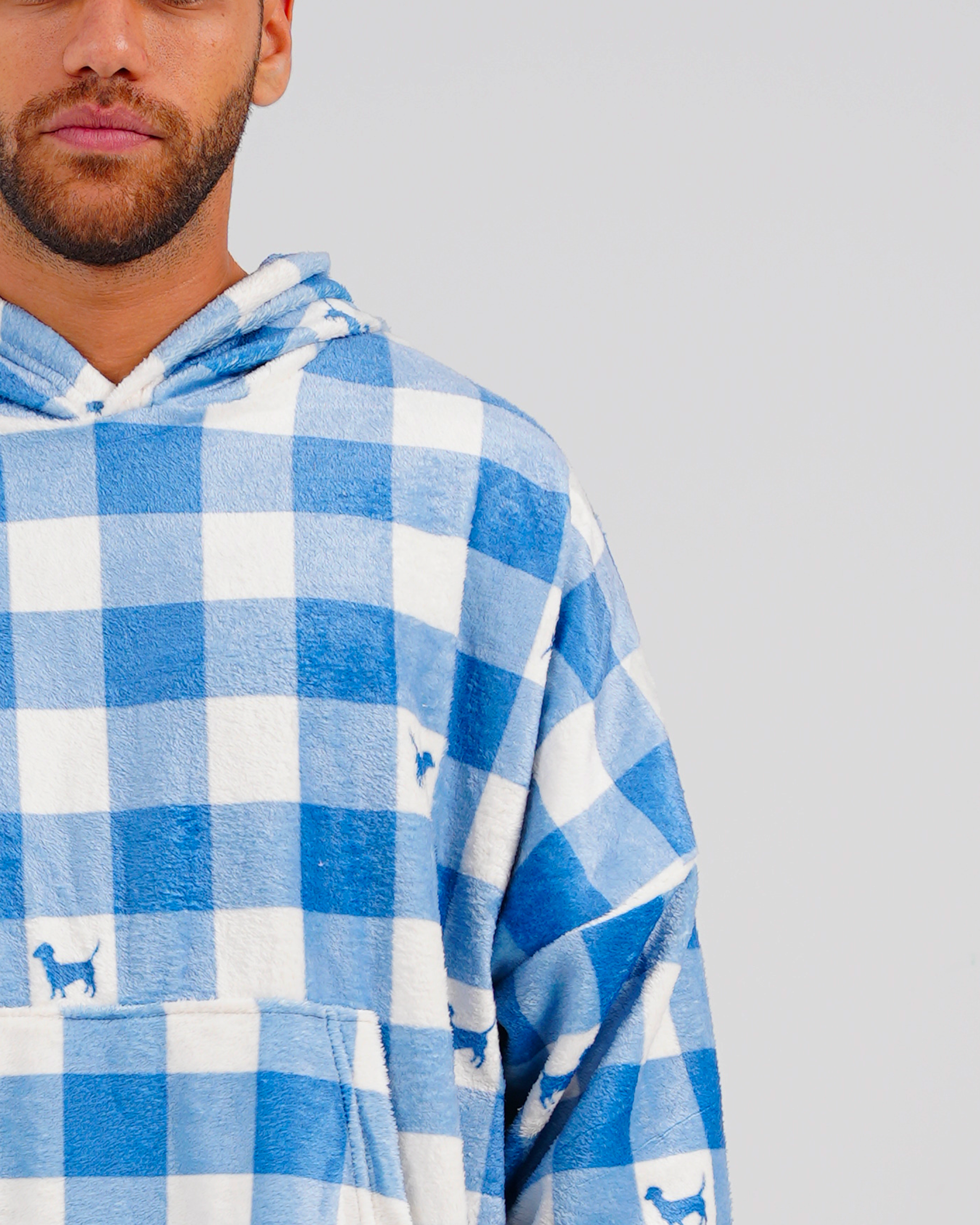 Blue Pup Wearable Blanket